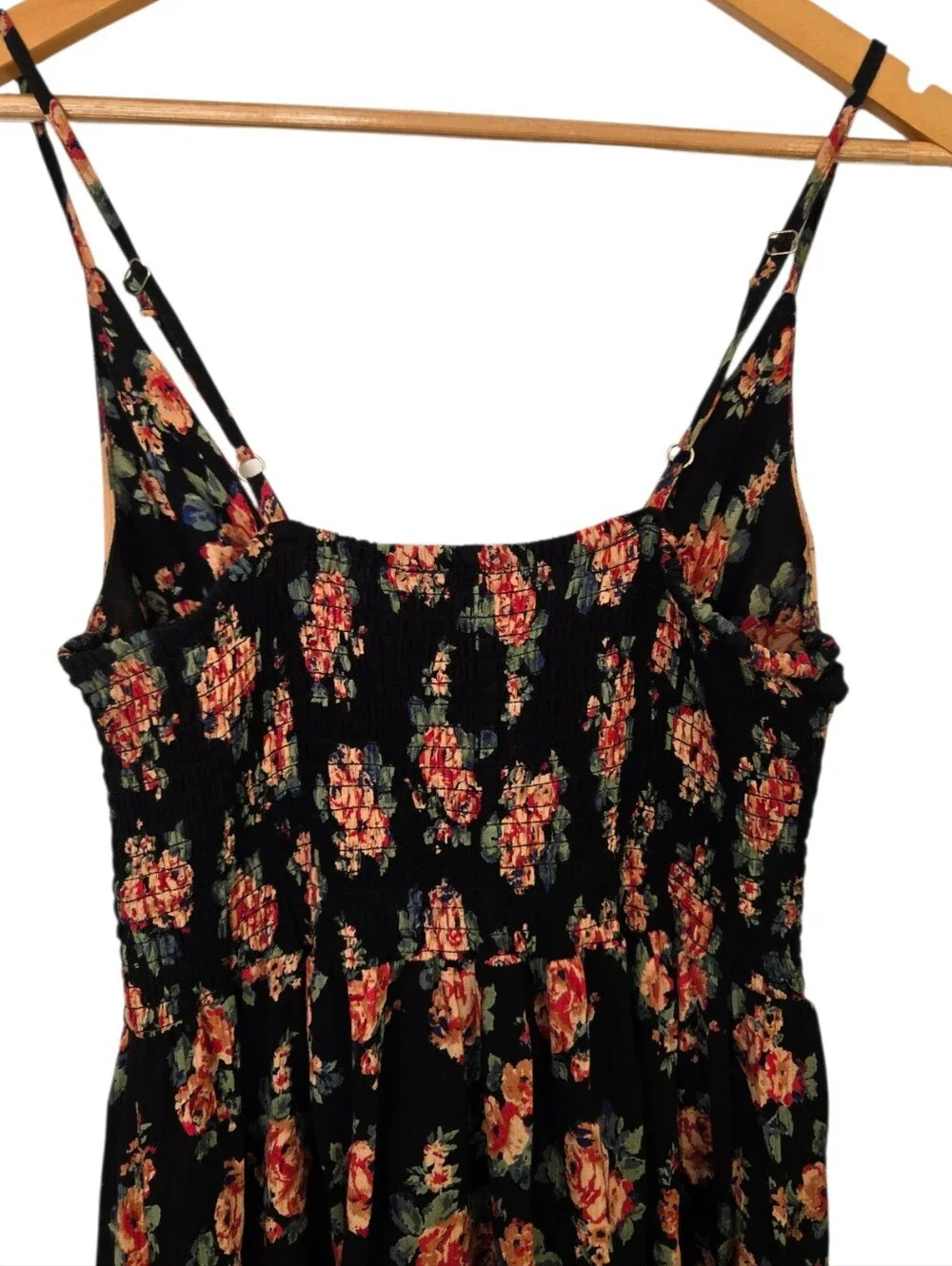 Angie Floral Boho Maxi Dress | Cottagecore Festival Prairie Sundress Small - Picture 6 of 7